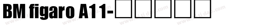 BM figaro A11字体转换